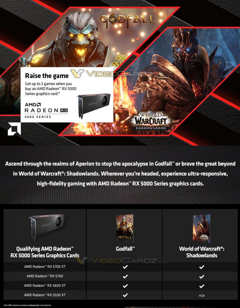 [01/07/2020] AMD Radeon 5700XT 5600XT 5500XT Bundle