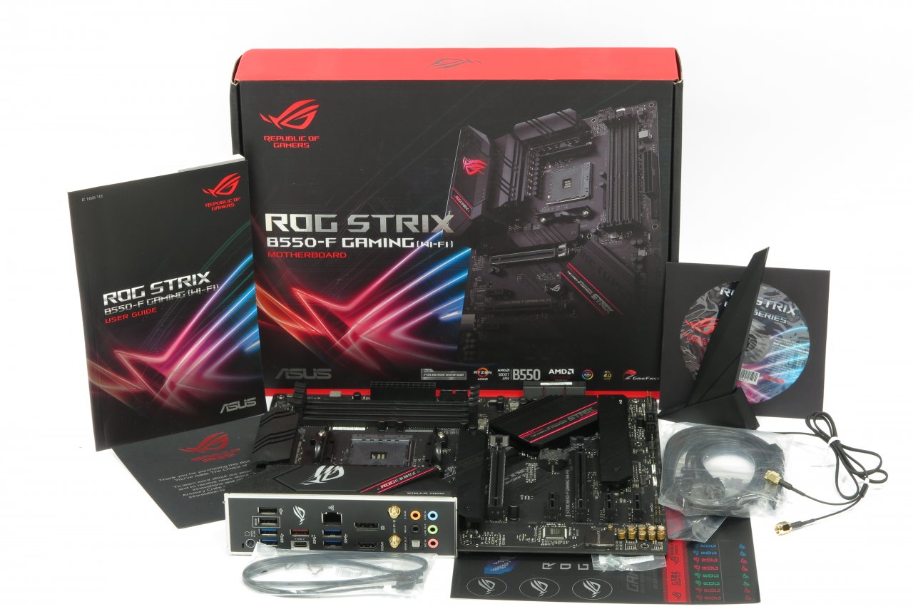 [24/07/2020] Asus Strix B550-F Gaming WiFi: Packungsinhalt