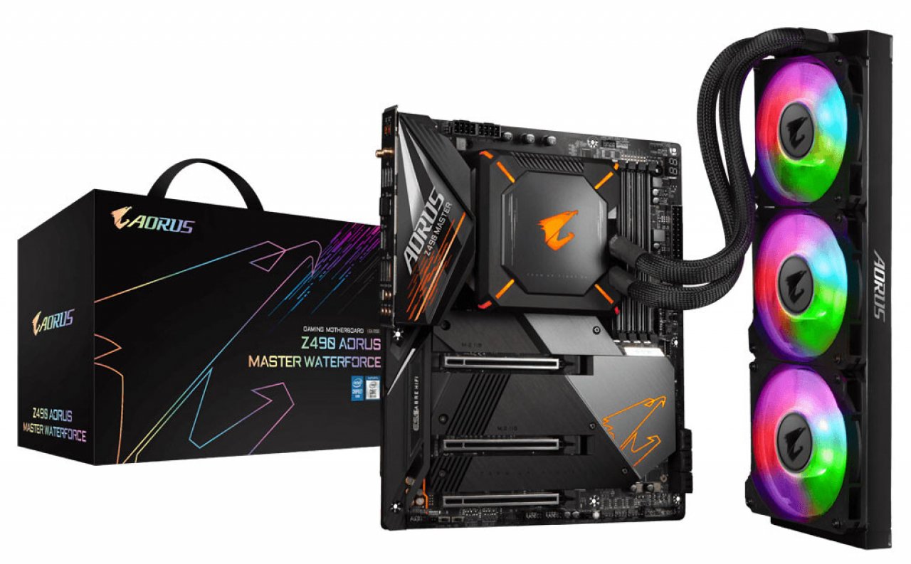 [30/07/2020] Gigabyte Z490 Aorus Master Waterforce (1)