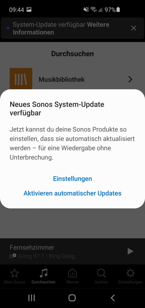 [13/07/2020] Sonos S1 App Update