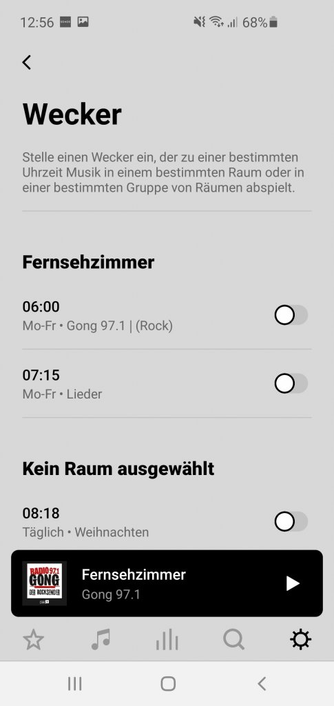 [20/07/2020] Sonos S2 Smartphone App Wecker 01