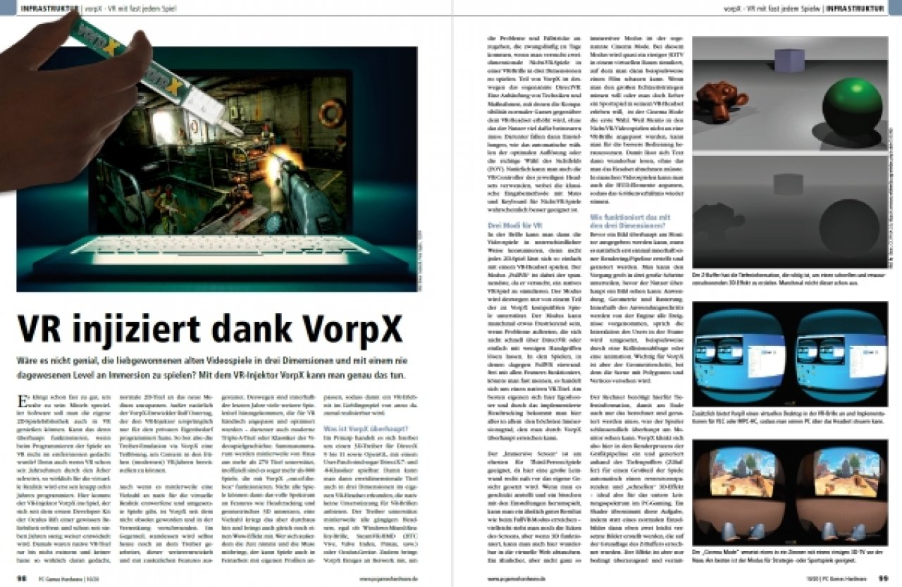 [24/08/2020] PCGH Ausgabe 240 10/2020 - VorpX - VR für fast alle Spiele