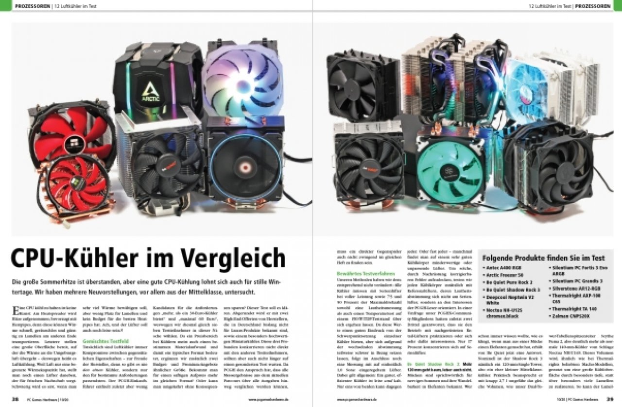 [24/08/2020] PCGH Ausgabe 240 10/2020 - CPU-Kühlung