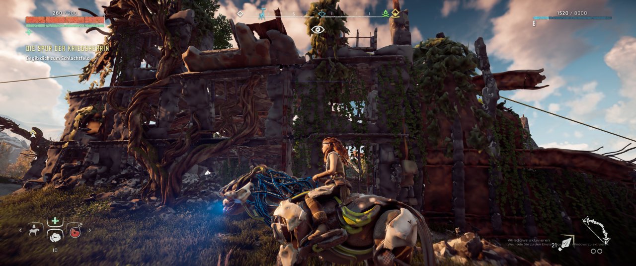 [05/08/2020] Horizon Zero Dawn - Weltenschwund mit wenig Grafikspeicher (UWQHD, GTX 970/3,5+0,5G)