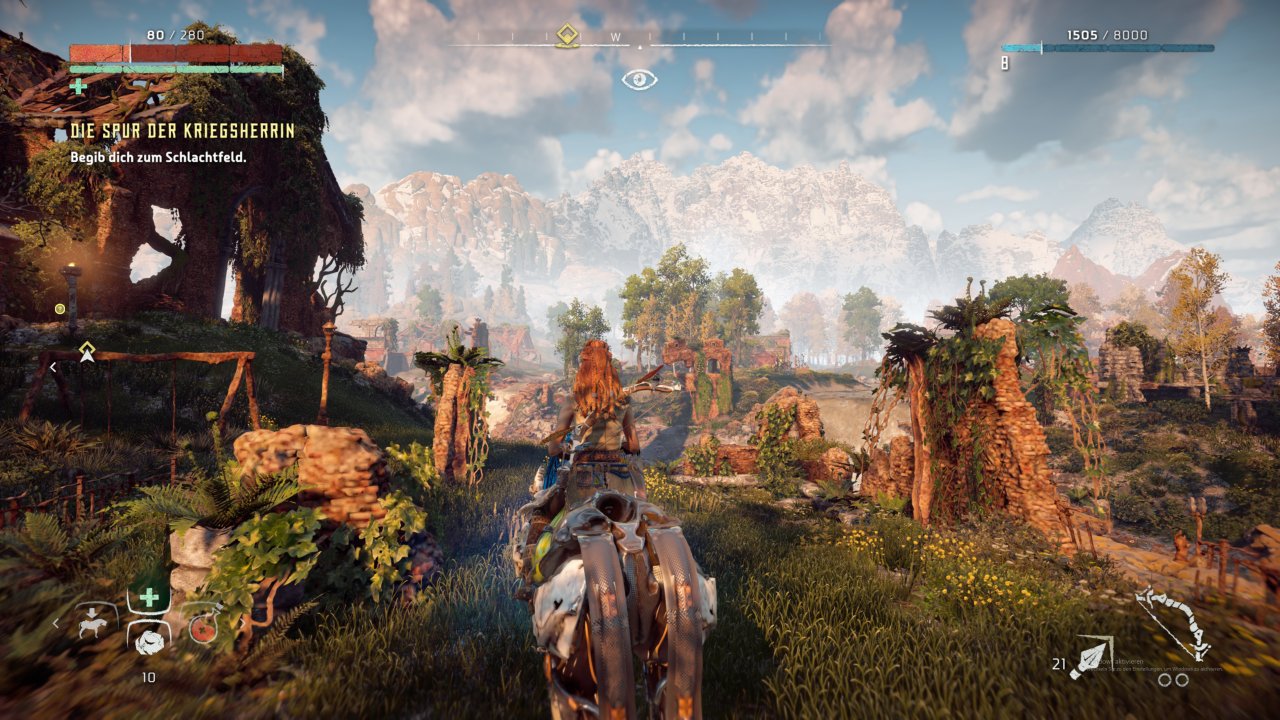 Horizon Zero Dawn - Weltenschwund mit wenig Grafikspeicher (WQHD, GTX 970/3,5+0,5G)