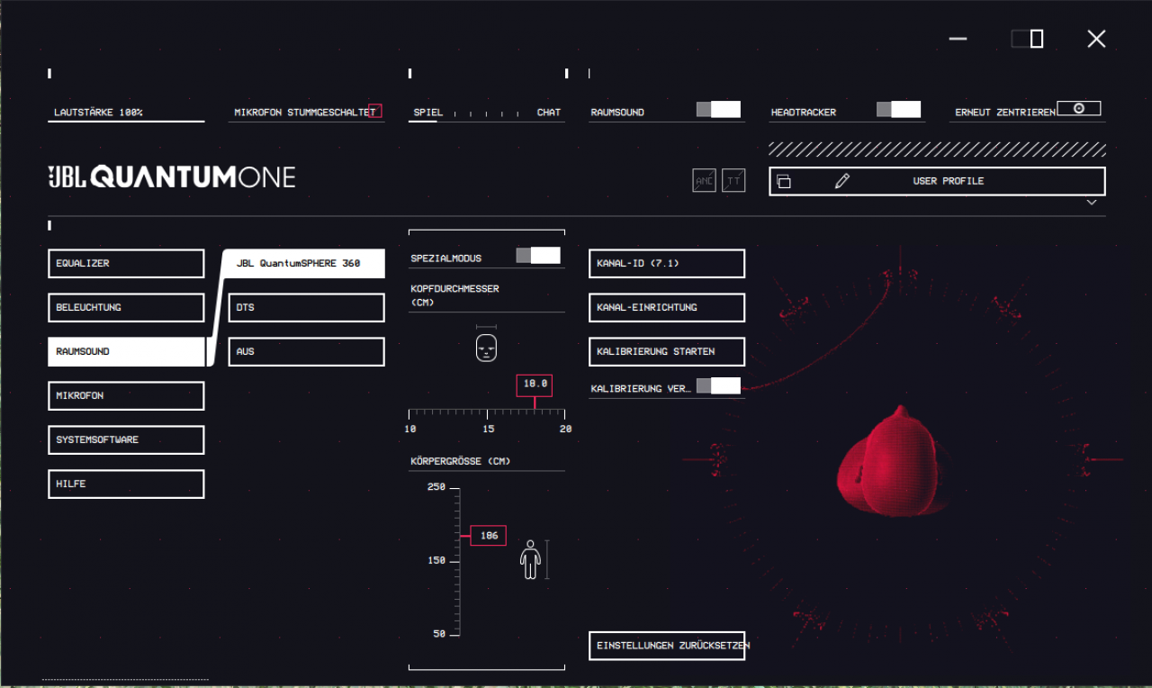[28/08/2020] JBL QuantumSPHERE 360 Software - Raumsound