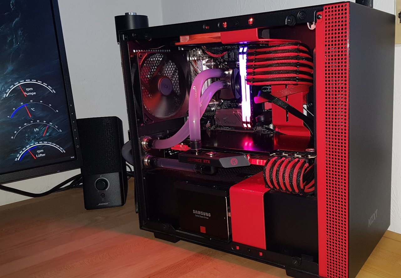 [14/08/2020] Casemod-Tagebuch: Mini-ITX-Wakü-PC mit Hardtubes ausgestattet (1)