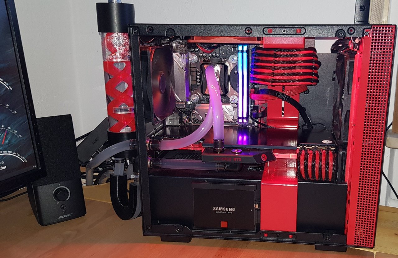 [14/08/2020] Casemod-Tagebuch: Mini-ITX-Wakü-PC mit Hardtubes ausgestattet (2)