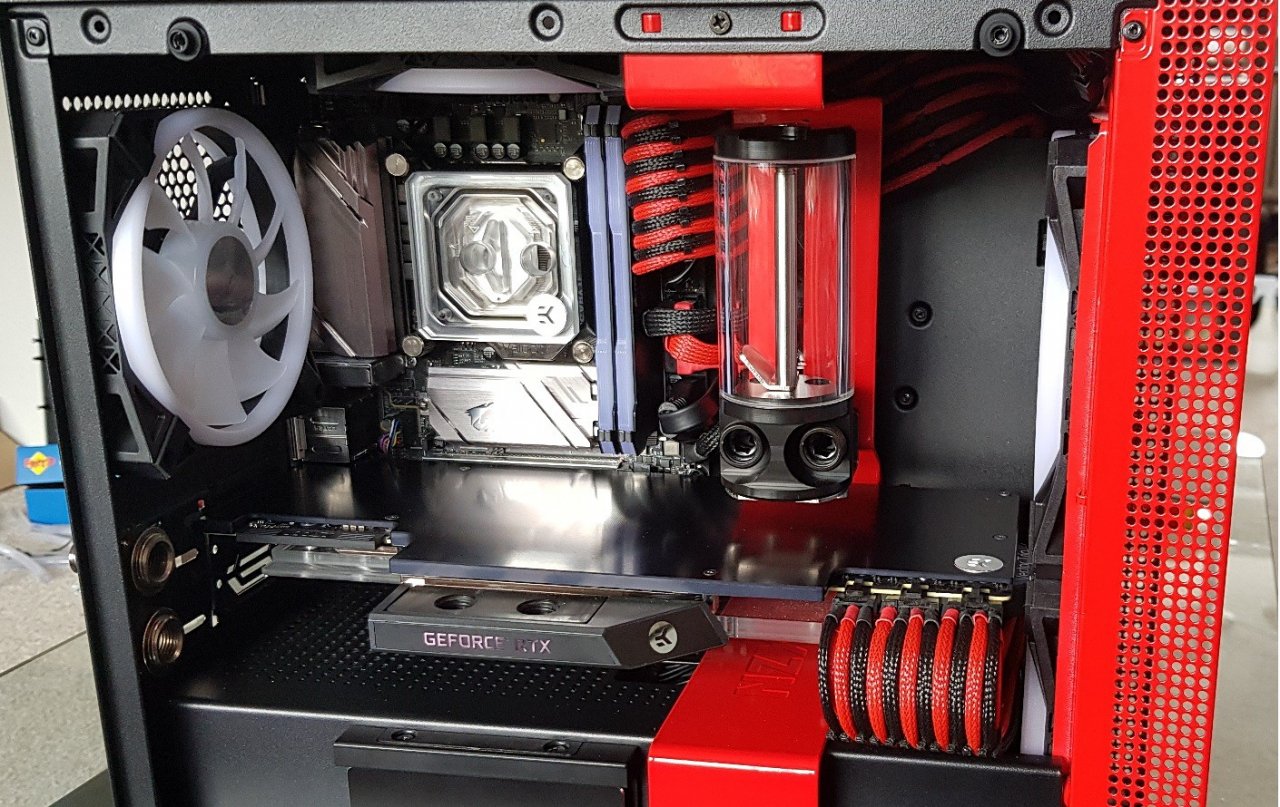 [14/08/2020] Casemod-Tagebuch: Mini-ITX-Wakü-PC mit Hardtubes ausgestattet (13)