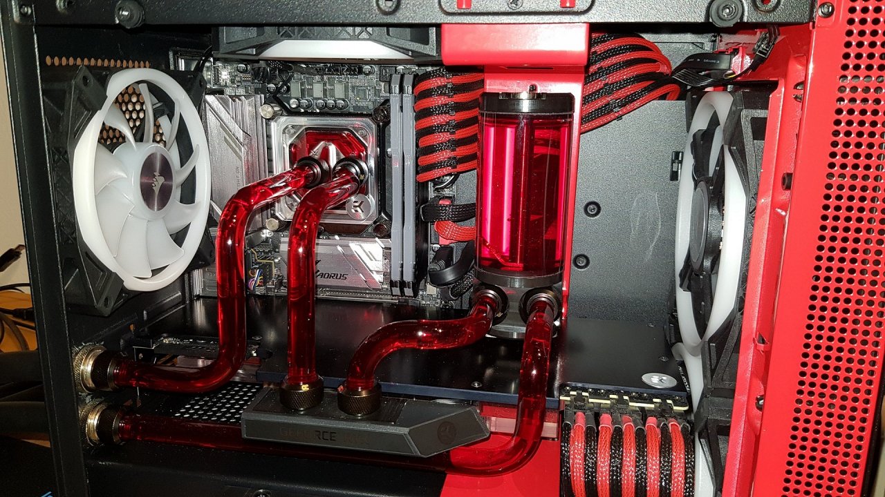 [14/08/2020] Casemod-Tagebuch: Mini-ITX-Wakü-PC mit Hardtubes ausgestattet (20)
