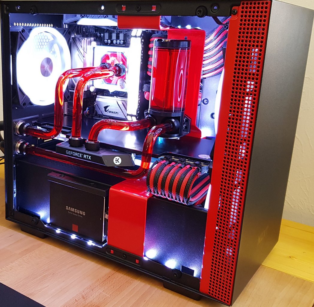 [14/08/2020] Casemod-Tagebuch: Mini-ITX-Wakü-PC mit Hardtubes ausgestattet (23)