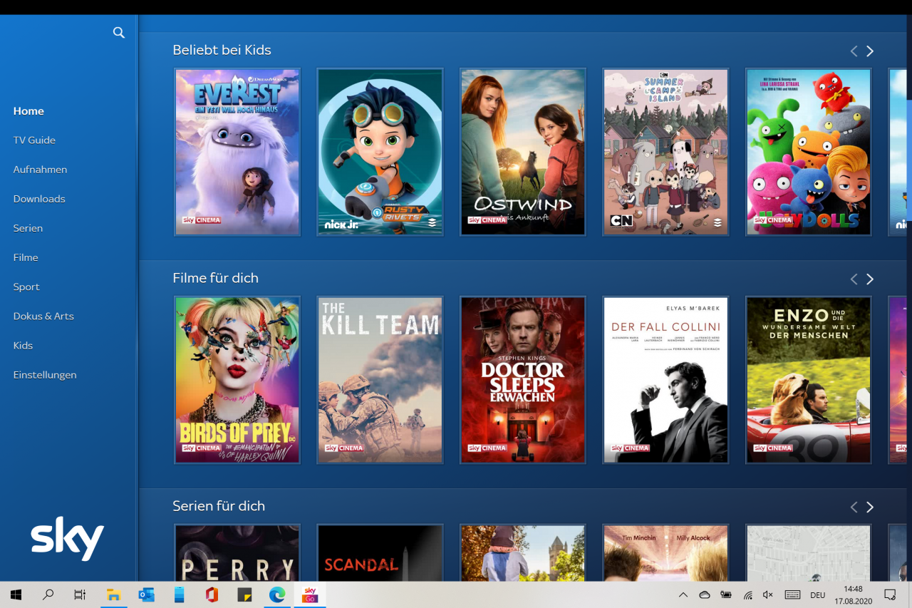 [18/08/2020] Sky Go PC App V102 3 