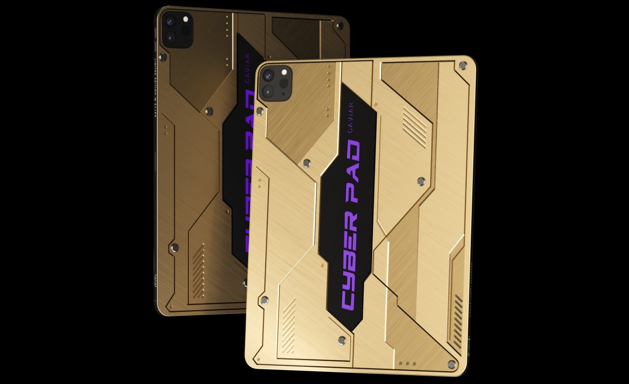 [01/08/2020] Teure Luxus-Hardware von Caviar: Apple iPhone 12 aus Gold, iPad Pro im Cyberpunk-2077-Gewand