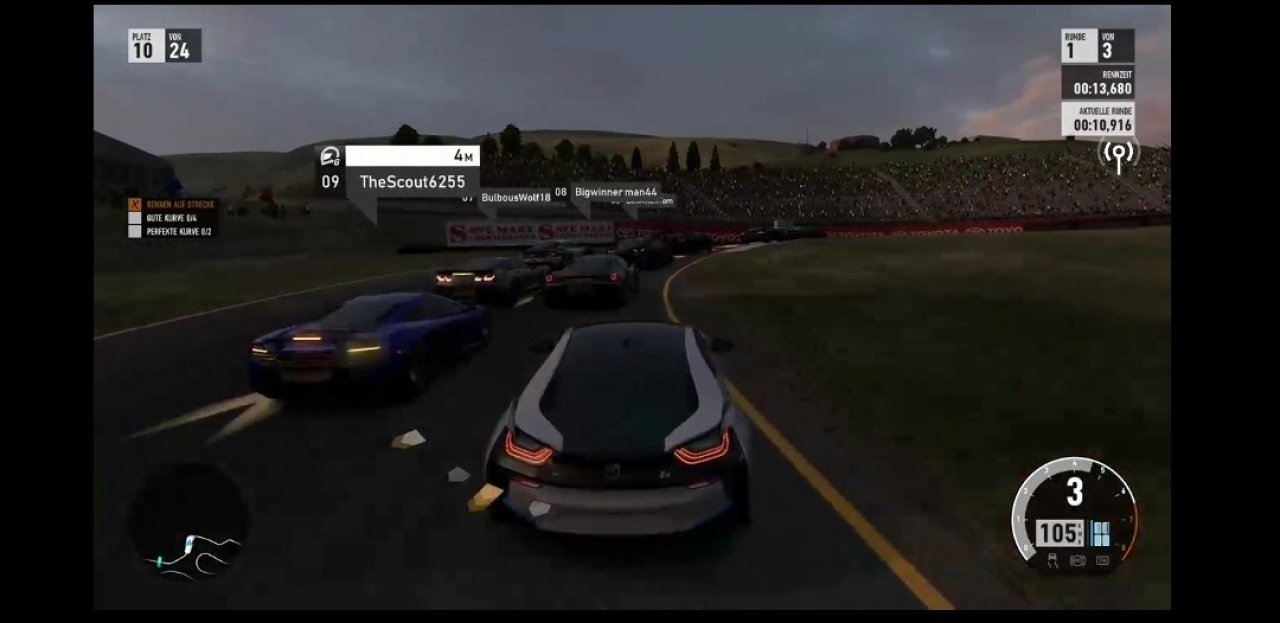[11/08/2020] Xbox xCloud Beta Forza Motorsport 7 05&nbsp;über mobiles Internet mit 4G-LTE-Verbindung