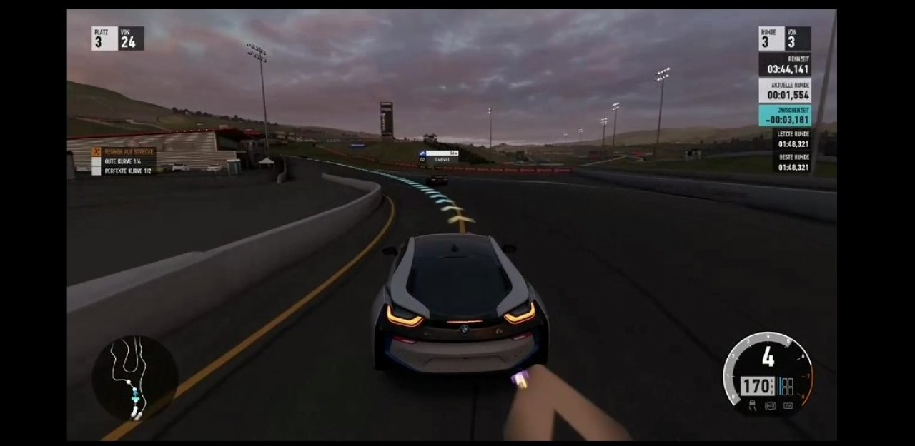 [11/08/2020] Xbox xCloud Beta Forza Motorsport 7 07&nbsp;über mobiles Internet mit 4G-LTE-Verbindung