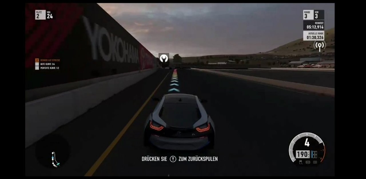 [11/08/2020] Xbox xCloud Beta Forza Motorsport 7 09&nbsp;über mobiles Internet mit 4G-LTE-Verbindung
