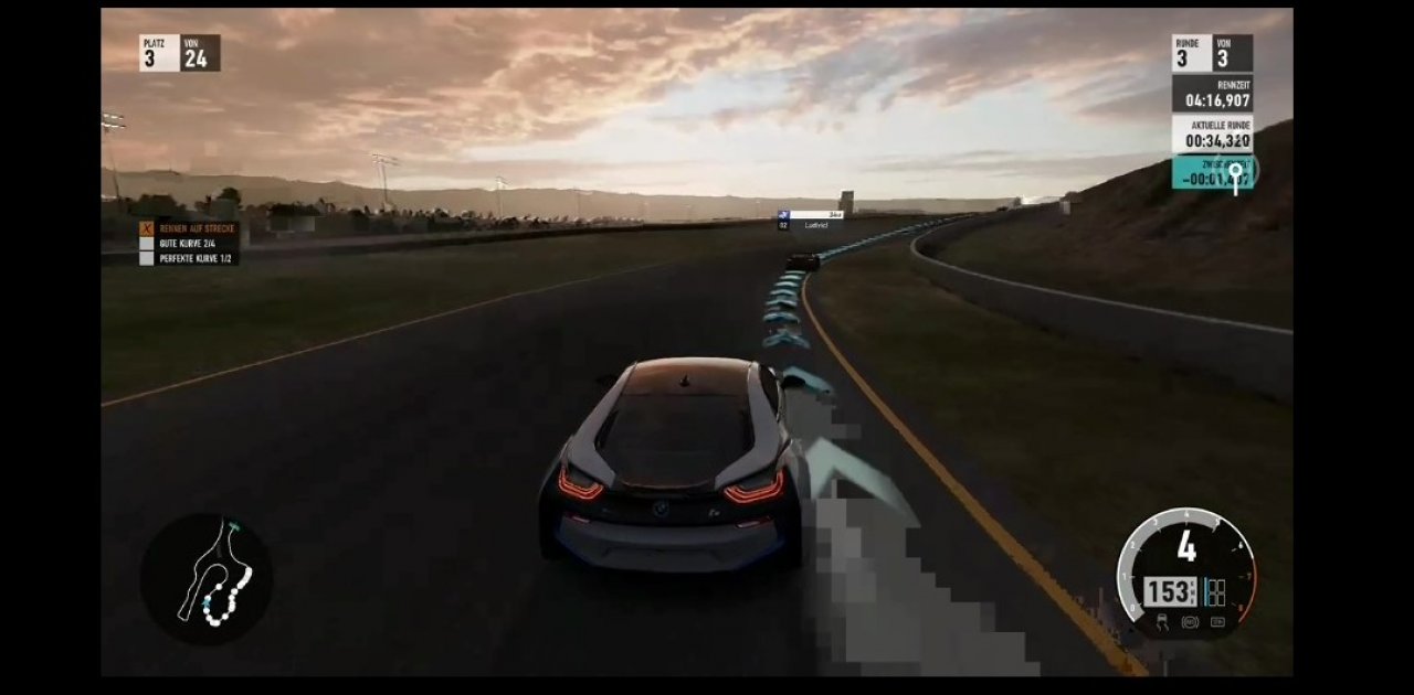 [11/08/2020] Artefakt bei Forza Motorsport 7 in Xbox Game Streaming bei Nutzung im mobilen 4G-LTE-Netz von O2