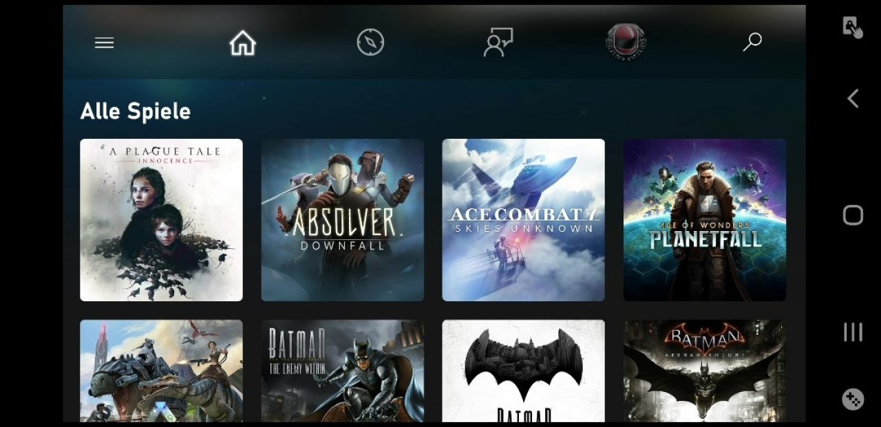 [11/08/2020] Xbox xCloud Game Streaming Beta App Homeseite 03