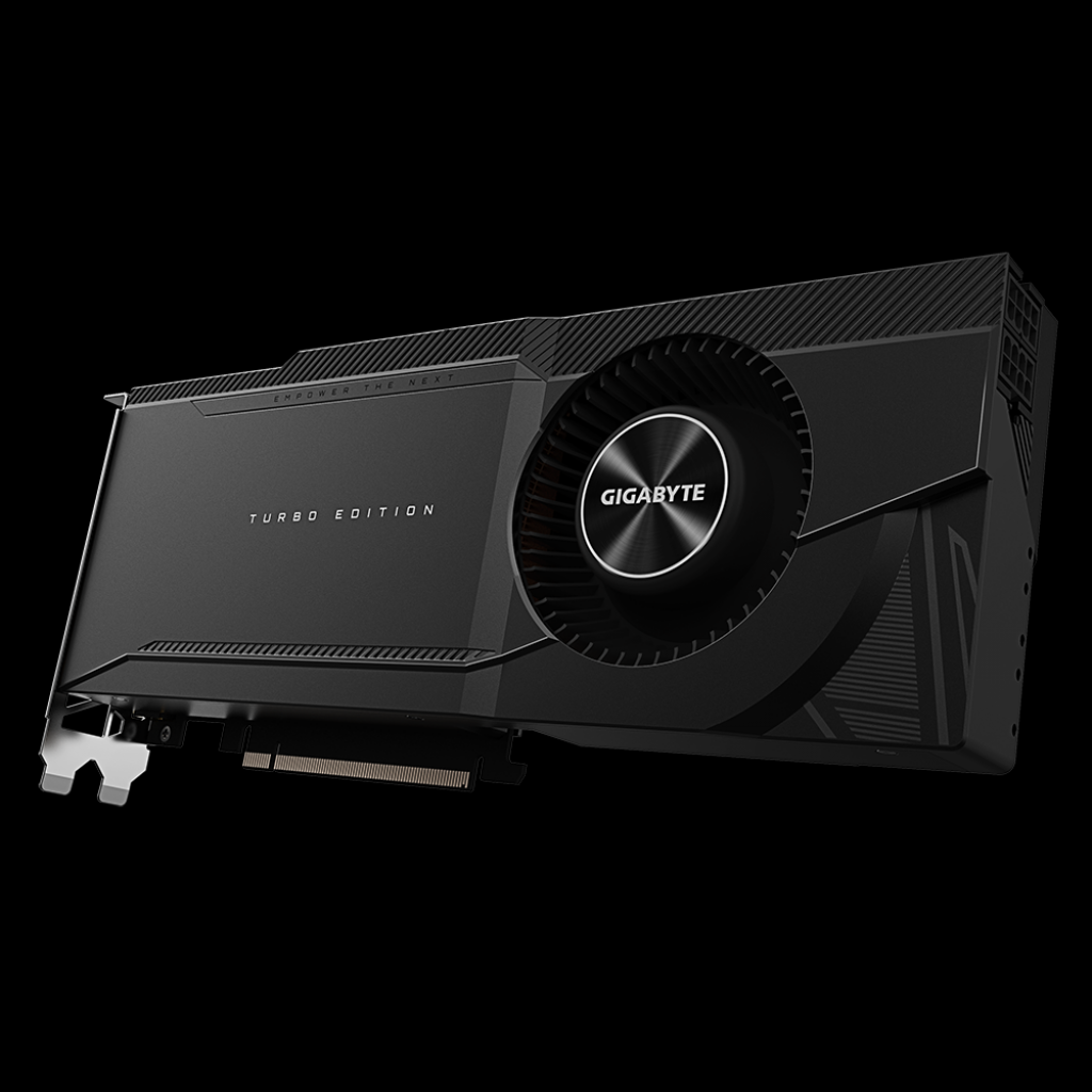 [19/09/2020] Ampere-GPUs: Gigabyte zeigt silberne RTX 3080 und RTX 3090 mit Blower-Kühlung