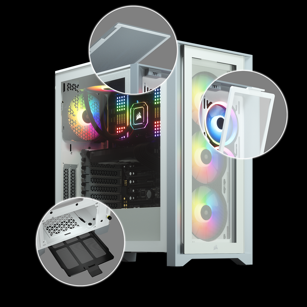 [15/09/2020] Corsair iCUE 4000X RGB Mid Tower White 44 