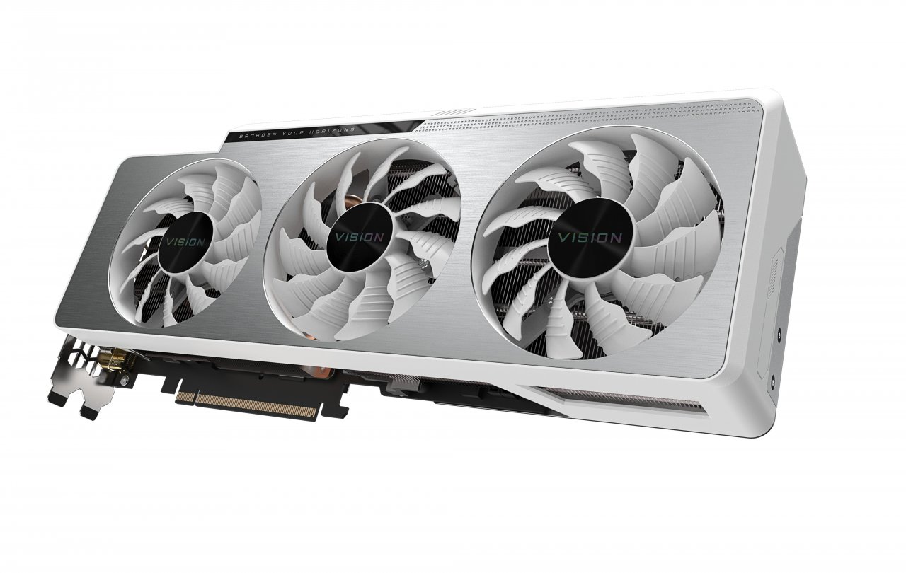 [19/09/2020] Ampere-GPUs: Gigabyte zeigt silberne RTX 3080 und RTX 3090 mit Blower-Kühlung