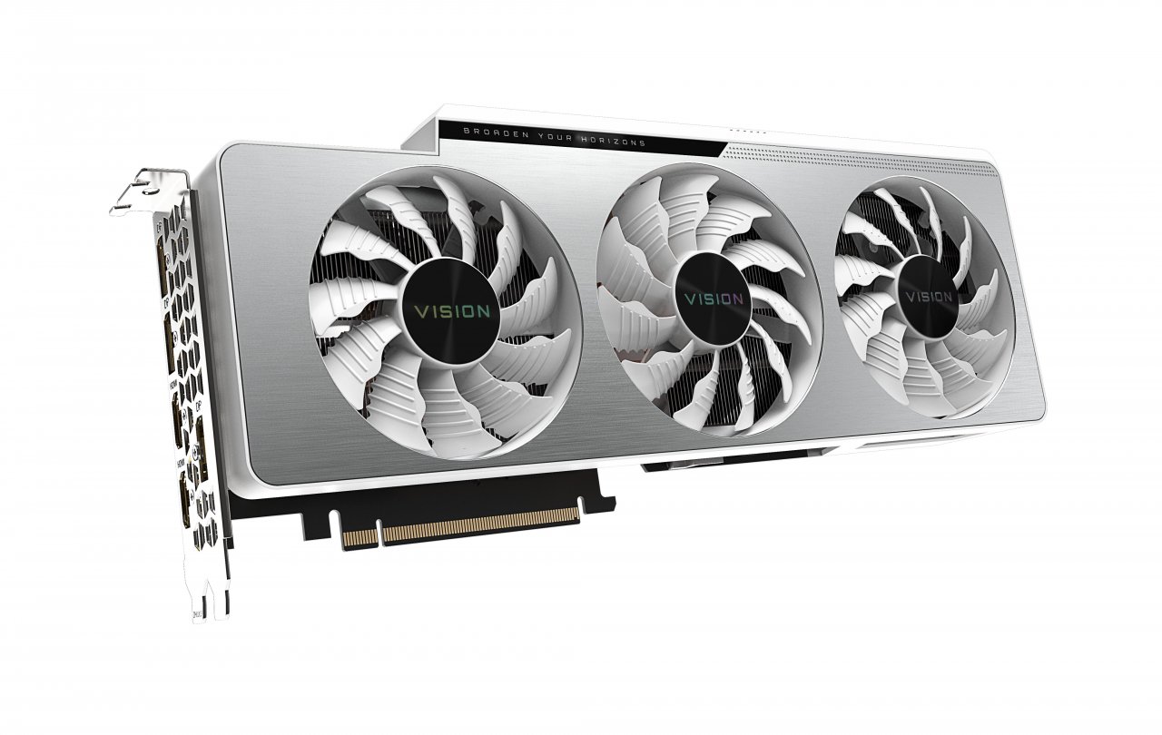 [19/09/2020] Ampere-GPUs: Gigabyte zeigt silberne RTX 3080 und RTX 3090 mit Blower-Kühlung