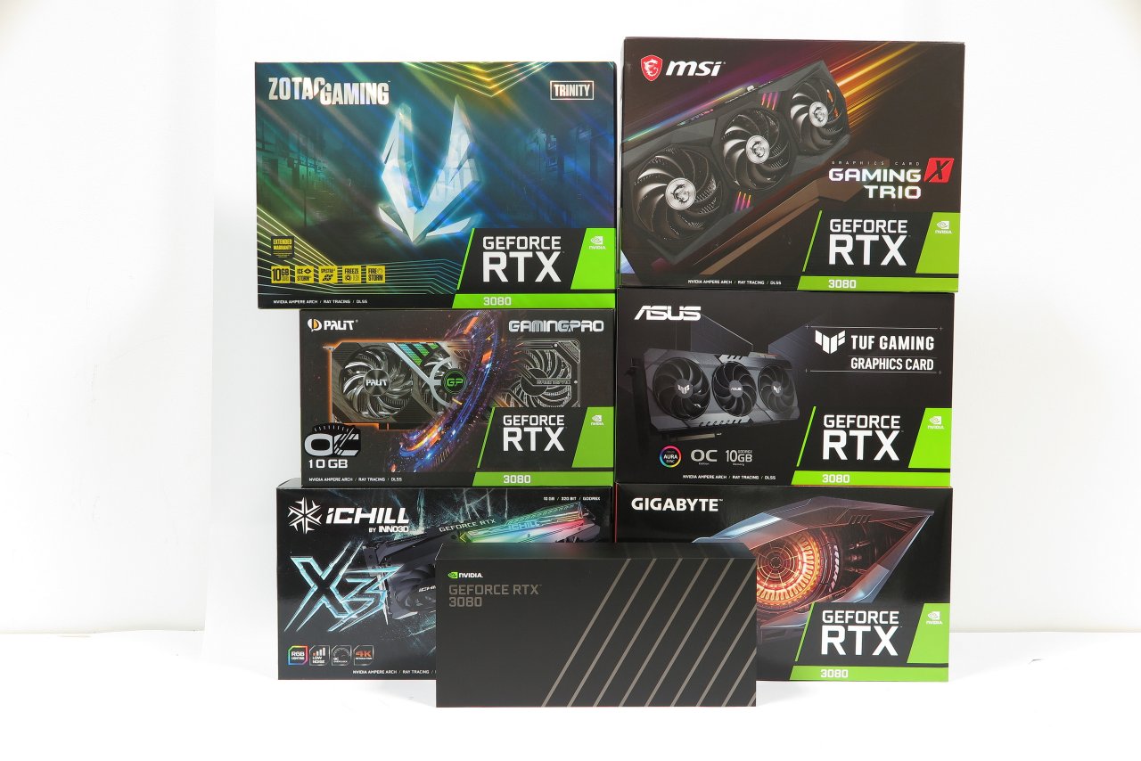 [17/09/2020] Geforce RTX 3080: Custom-Designs in der Herstellerübersicht - Taktraten, Kühlung, Powerlimits