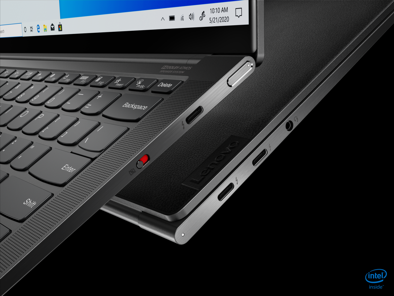 [01/09/2020] Lenovo Yoga Slim 9i Closeup Ports