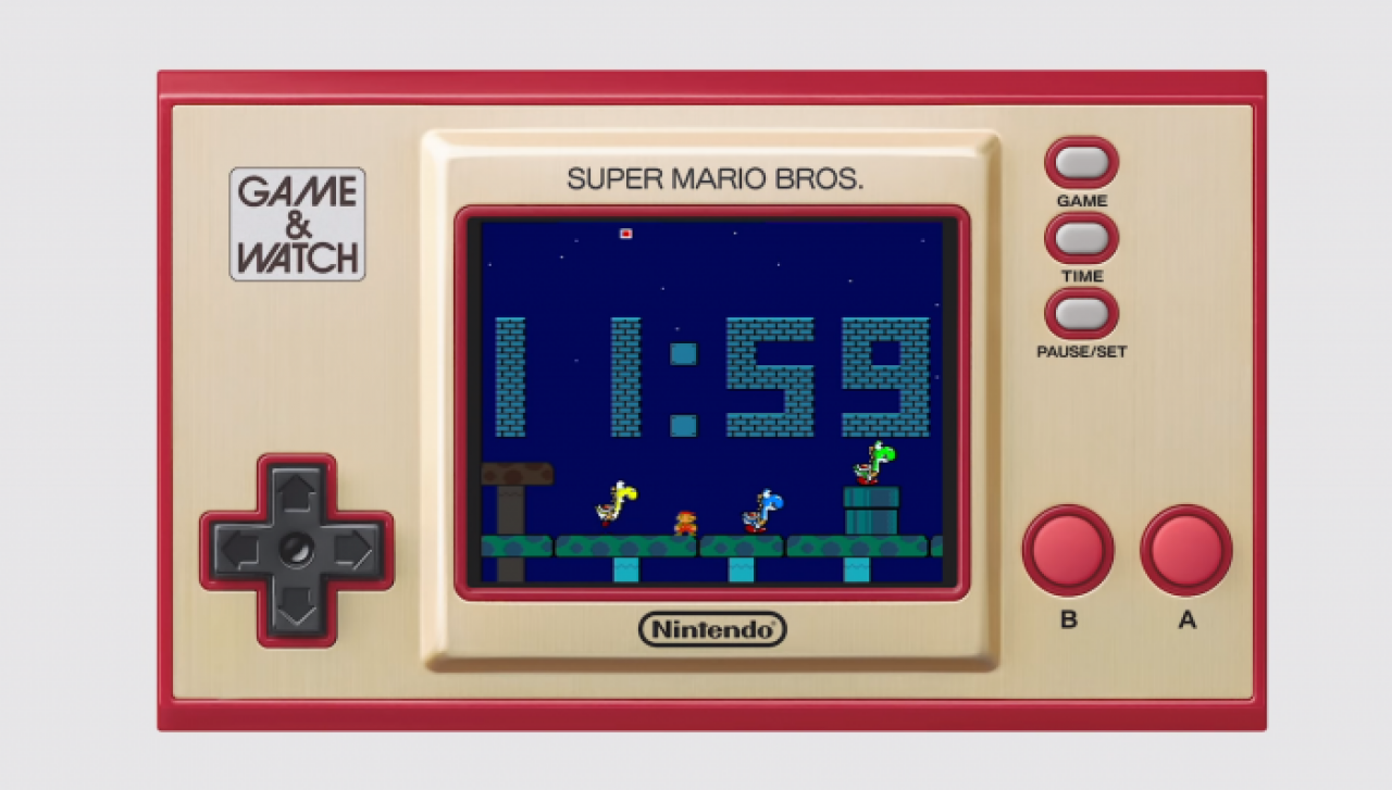 [07/09/2020] Nintendo Game and Watch Super Mario Bros. Uhrzeitanzeige