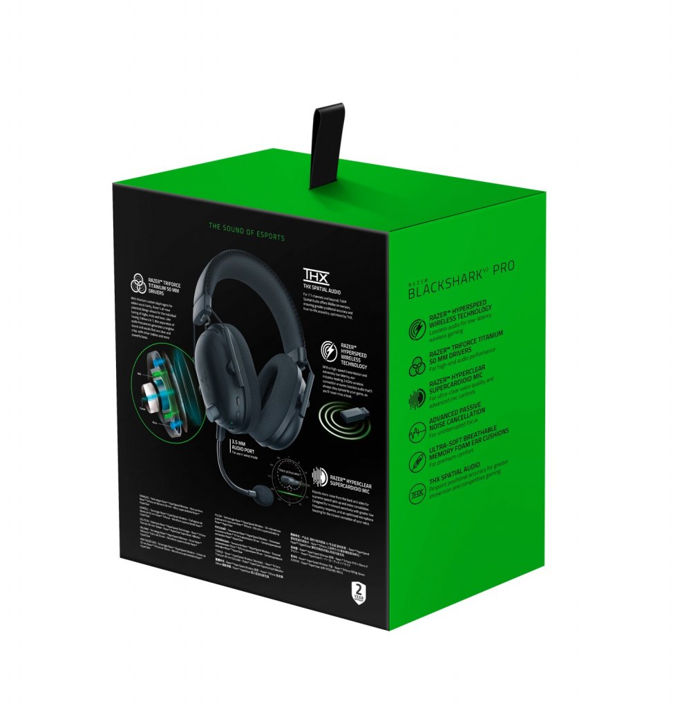 [23/09/2020] Razer BlackShark V2 Pro 2020 Verpackung Heck