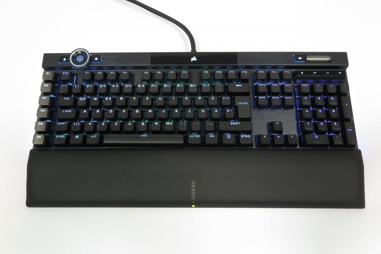 [30/09/2020] Corsair K100 RGB: Corsairs neues Mechanik-Flaggschiff mit Ambitionen auf die Tastaturreferenz im Test (2)