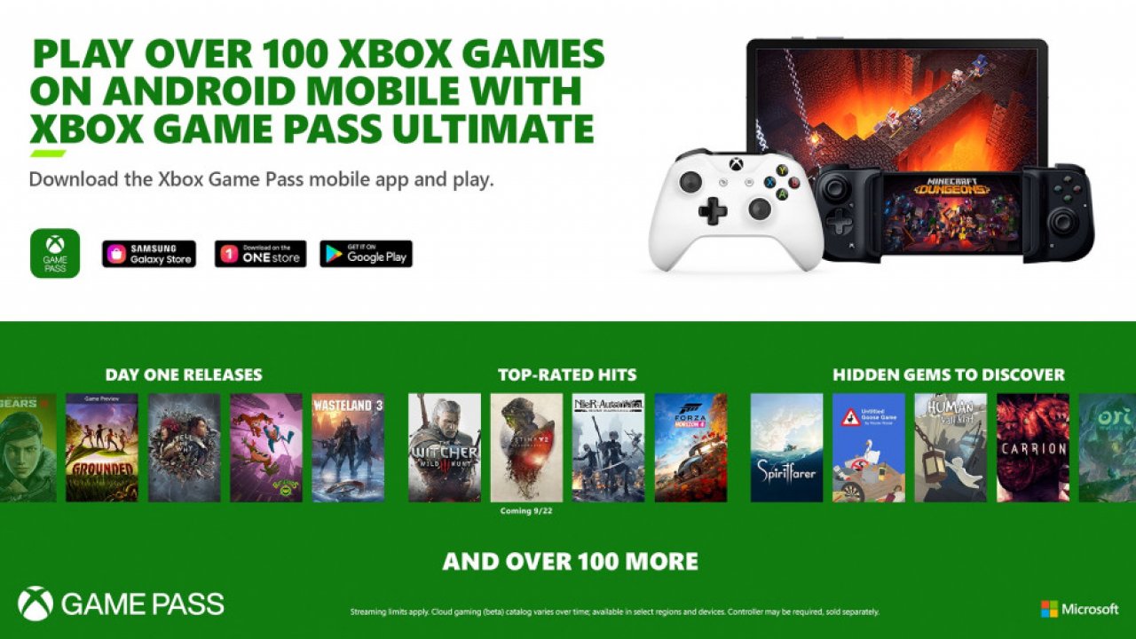 [15/09/2020] Xbox Game Streaming als Bestandteil des Spiele-Abos Xbox Game Pass Ultimate.