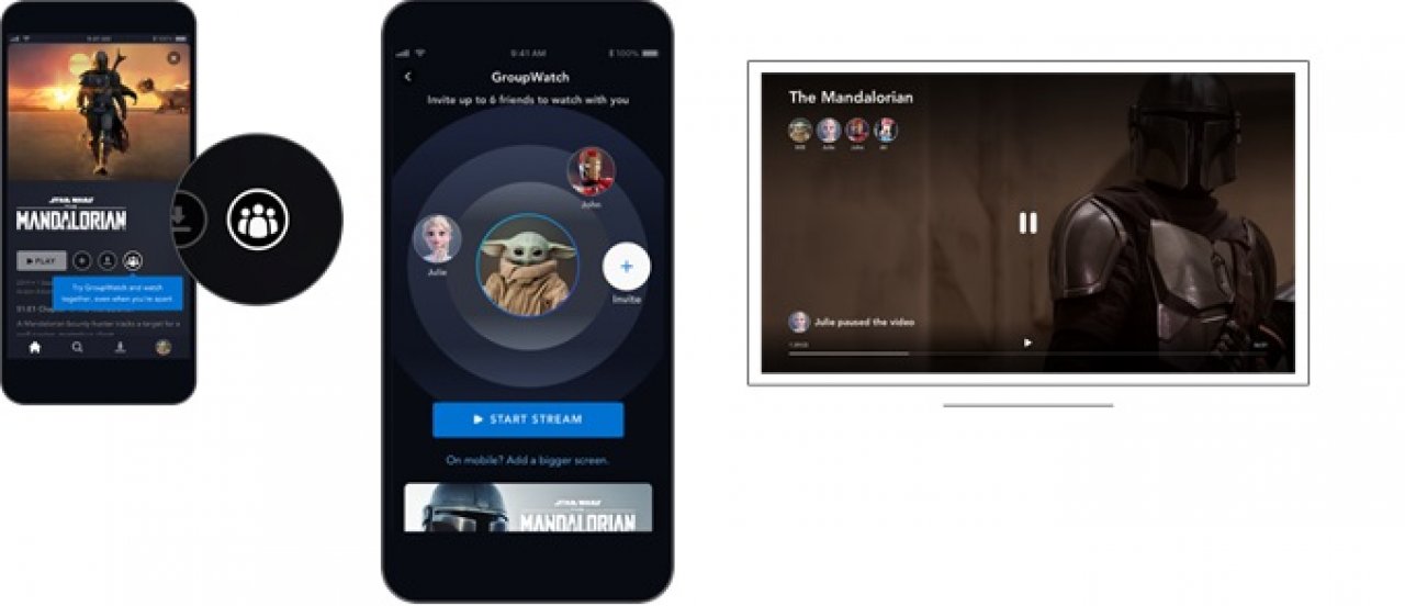 [22/10/2020] Disney Plus Groupwatch Button in der App