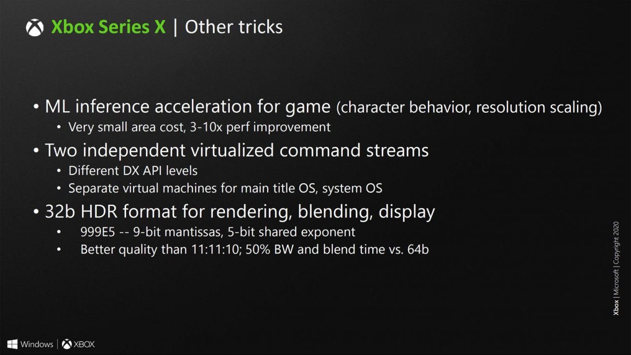 [29/10/2020] Microsoft Xbox Series X und Series S Machine Learning Grafikverbesserungen mit HDR durch Deep Learning KI