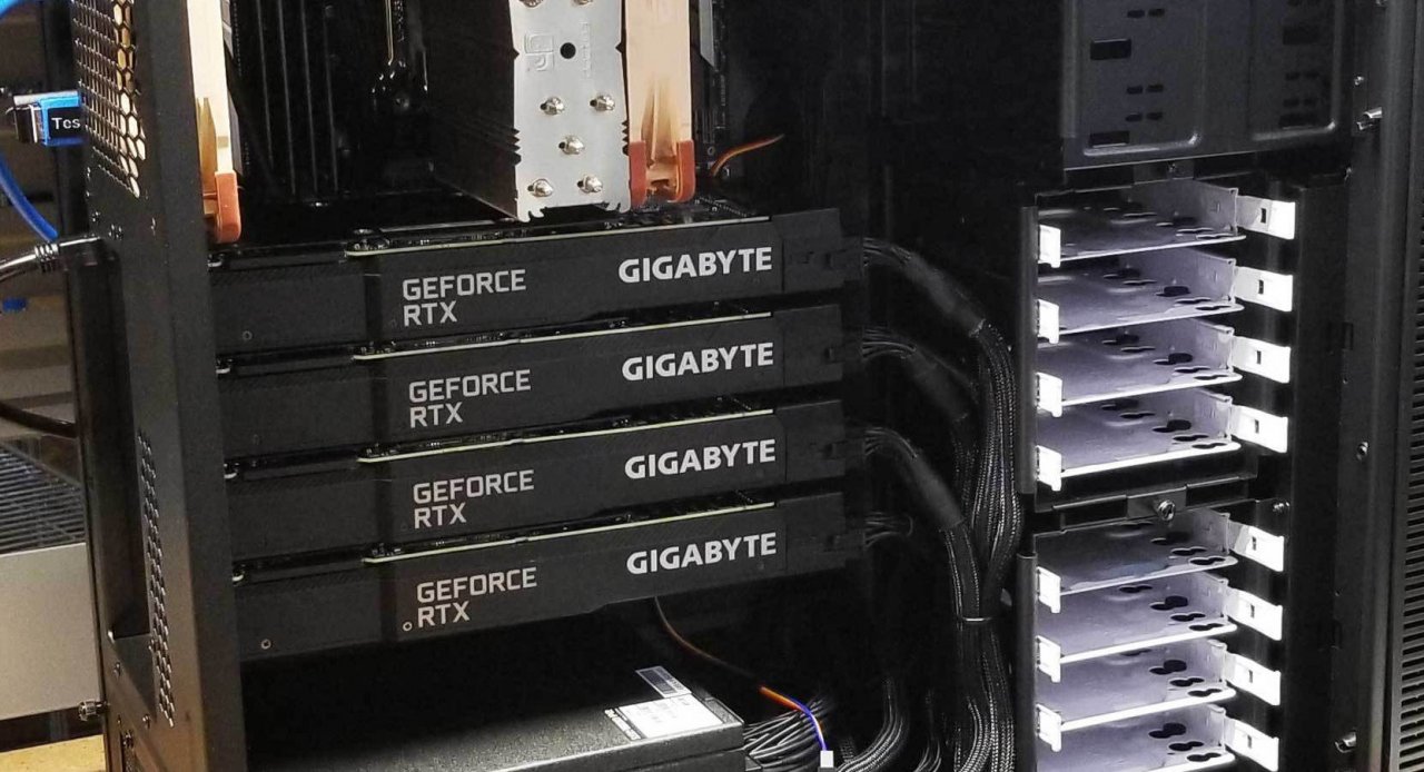 [23/10/2020] Geforce RTX 3090 im Viererpack: Puget Systems bencht das Gespann in Workstation (1)