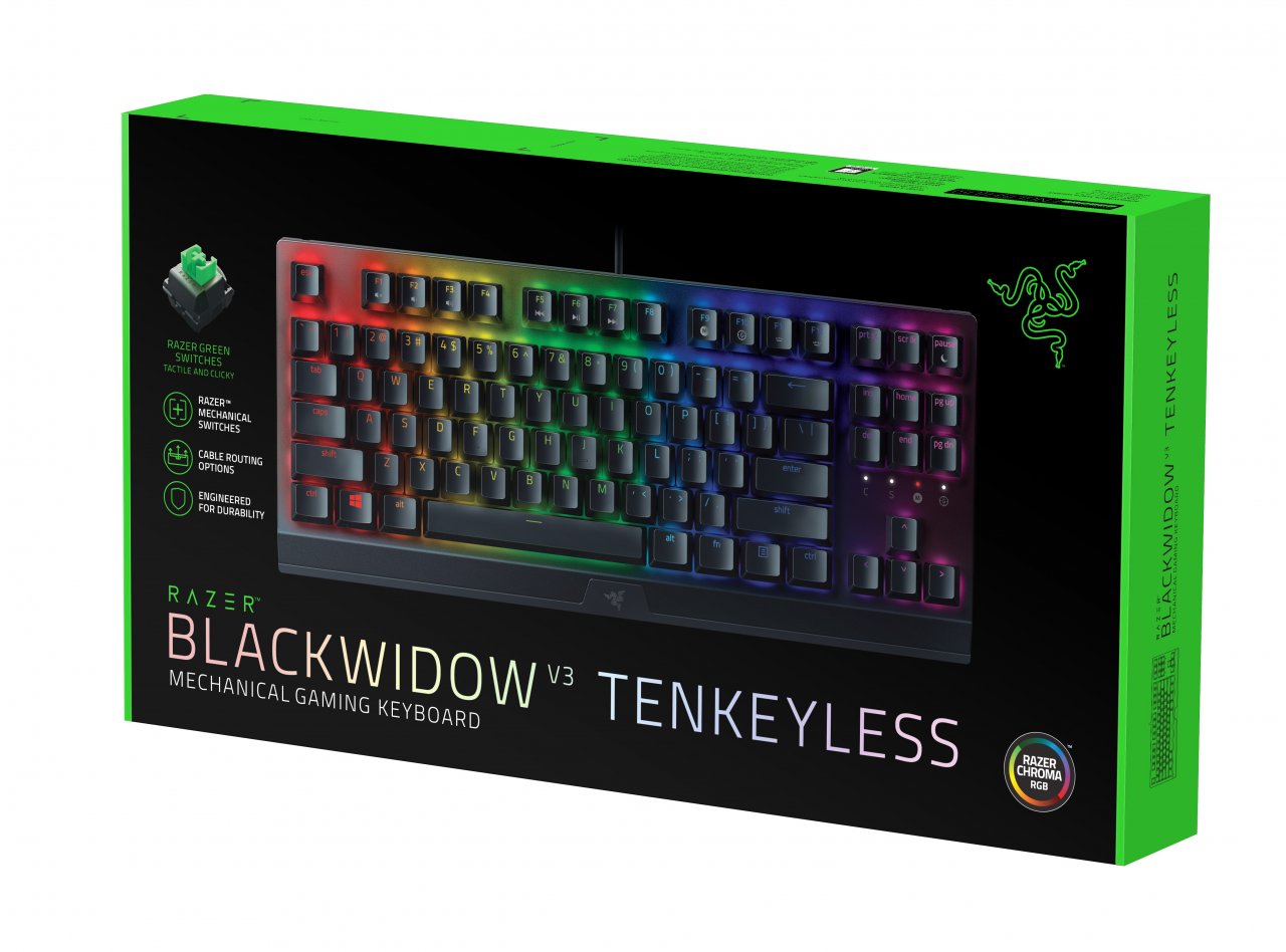 [07/10/2020] Razer BlackWidow V3 Tenkeyless 2020 Verpackung Front
