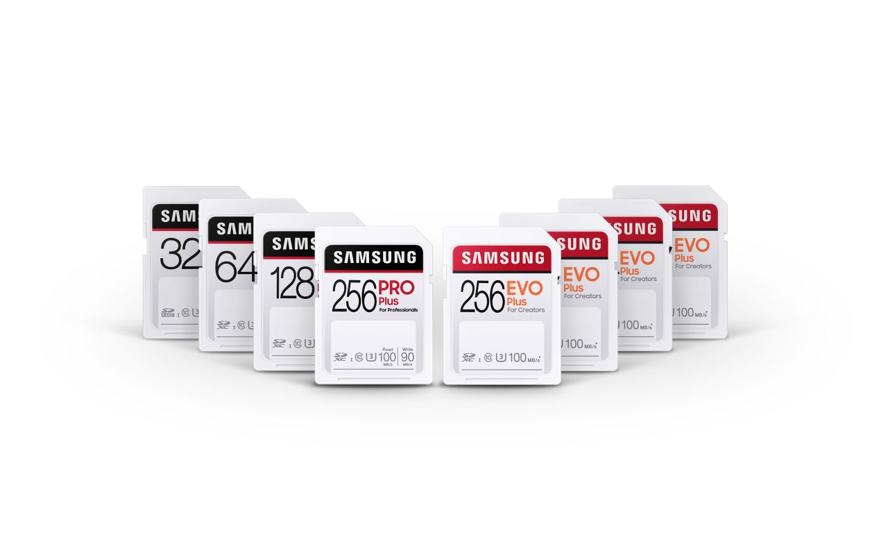 [14/10/2020] Samsung Pro Plus und Evo Plus: Neue SD-Speicherkarten für Kameras vorgestellt
