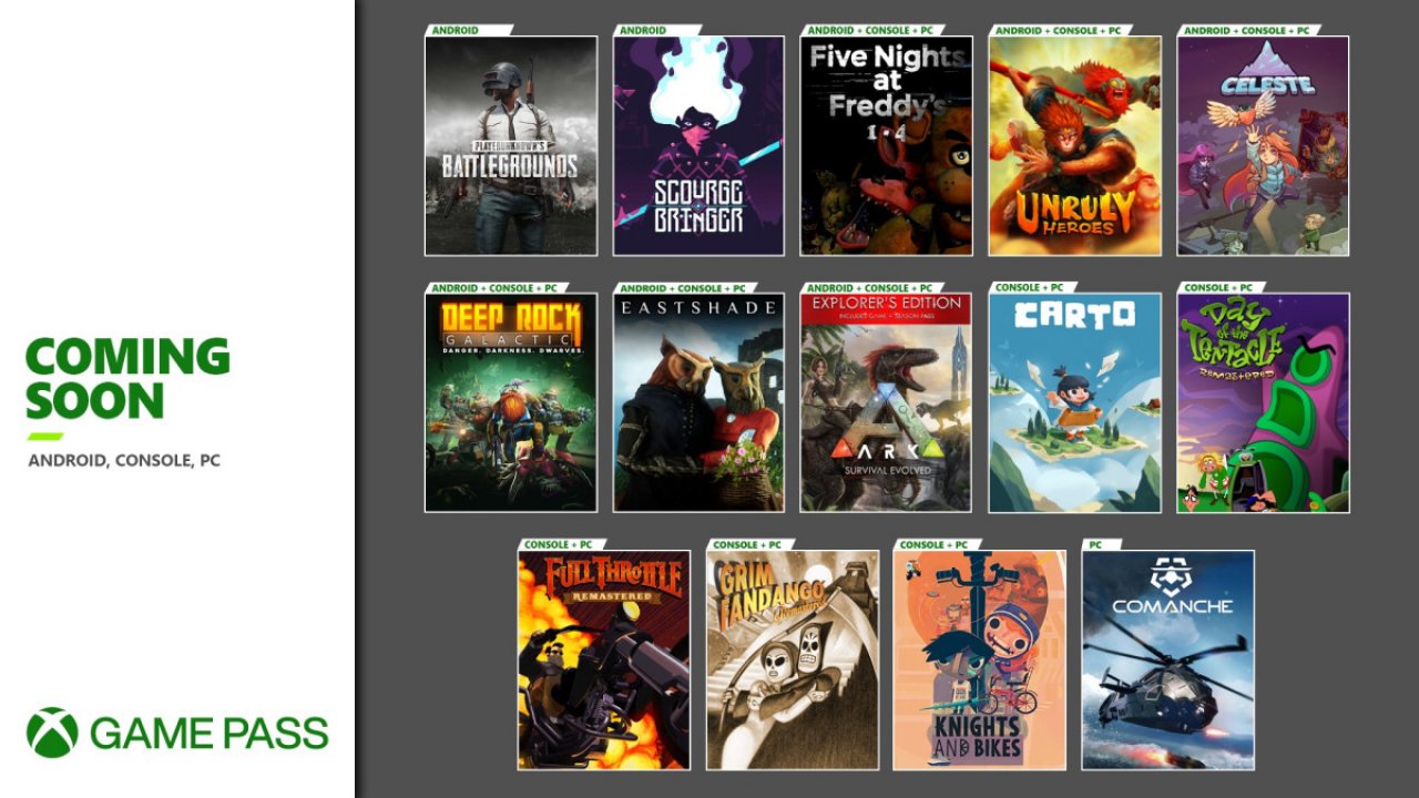 [27/10/2020] Xbox Game Pass enthaltene Spiele ab Ende Oktober November 2020