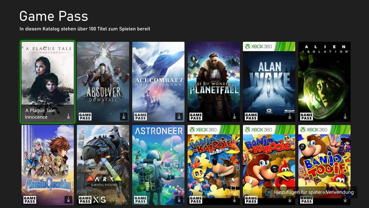 [05/11/2020] Xbox Series X und Series S im Test -&nbsp; Game Pass Angebot