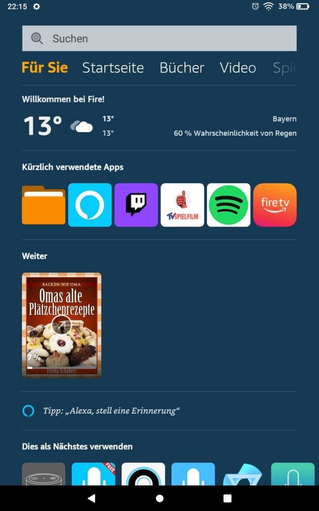 [20/11/2020] Amazon Fire HD8 Plus Tablet FireOS 71 01
