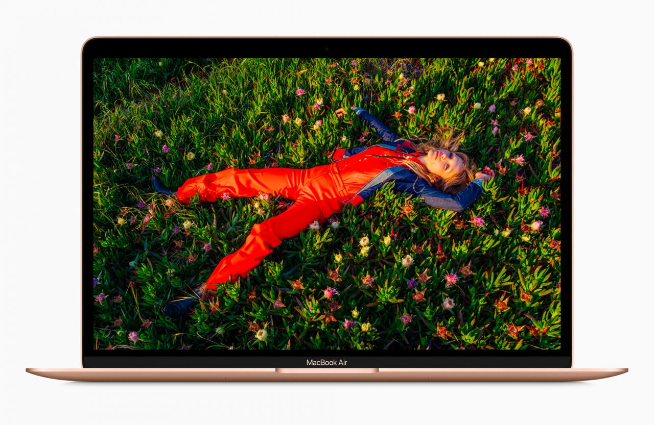 [11/11/2020] Apple new macbookair gold retina display screen 11102020