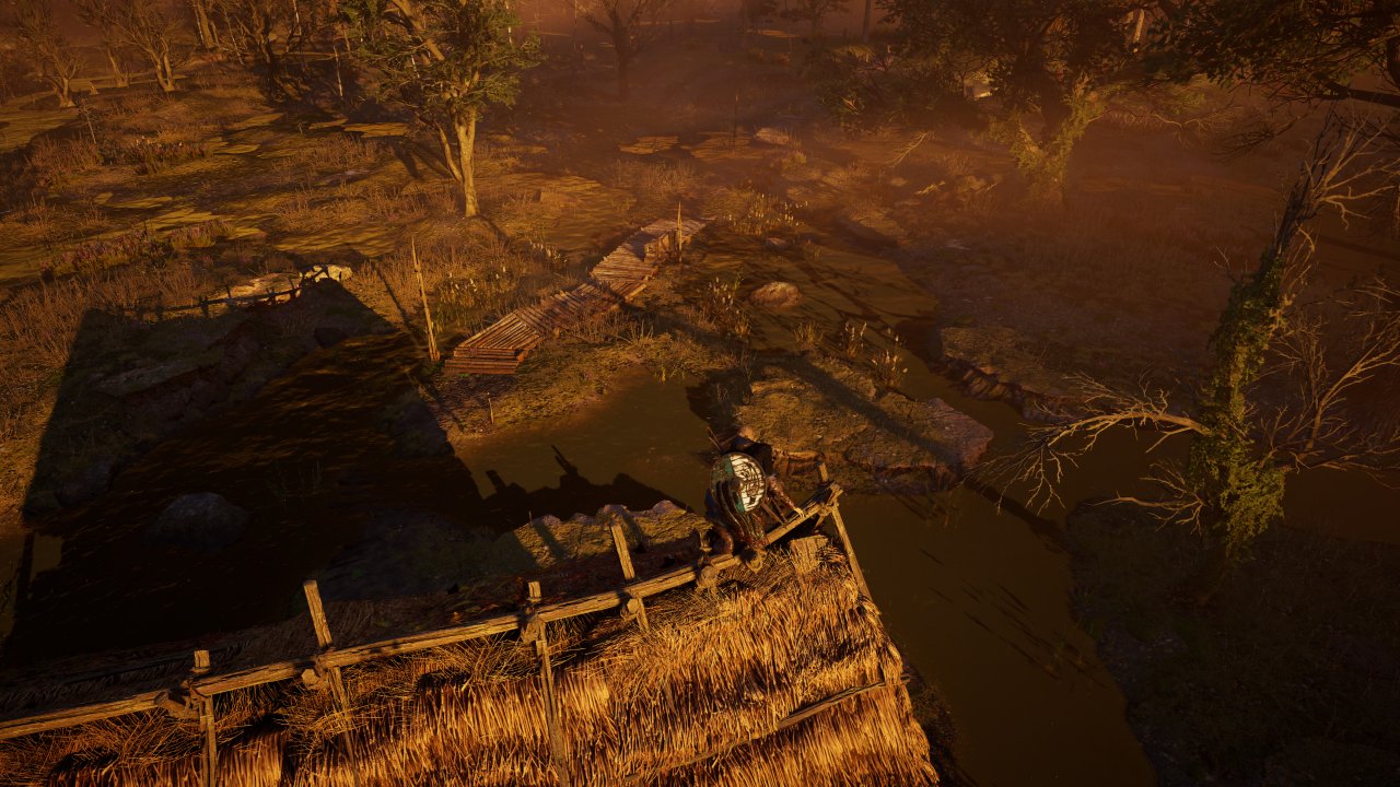[12/11/2020] Die Objektschatten in Assassin's Creed Valhalla sind wie in den Vorgängern nicht kontaktverhärtend, werden also in zunehmender Entfernung nicht undeutlicher. Dies kann gerade bei langen Schatten morgens oder abends irritierend wirken.