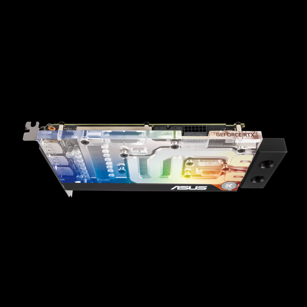 [20/11/2020] Geforce RTX 3070 unter Wasser: Asus präsentiert Modell mit vormontiertem EKWB-Kühler (8)