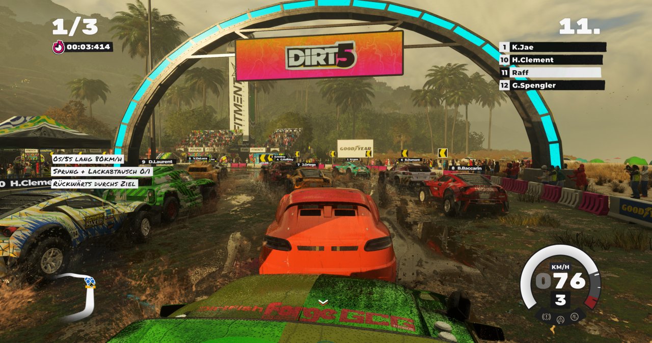 [05/11/2020] Dirt 5 im Techniktest mit Benchmarks: Arcade vom Feinsten - auch technisch (Bilder: DCI-4K mit maximalen Details, downsampled @ 1440p) (7)