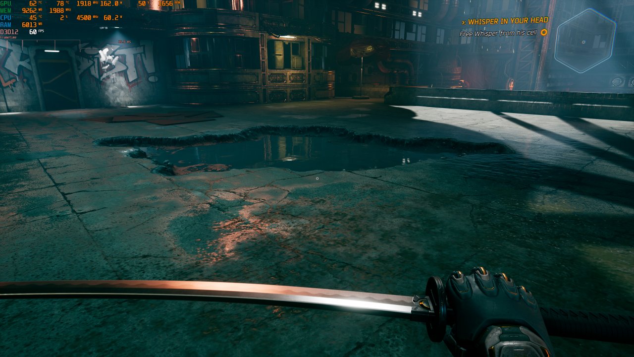 Ghostrunner RDNA 2 Navi 21 Radeon RX 6800 Raytracing off