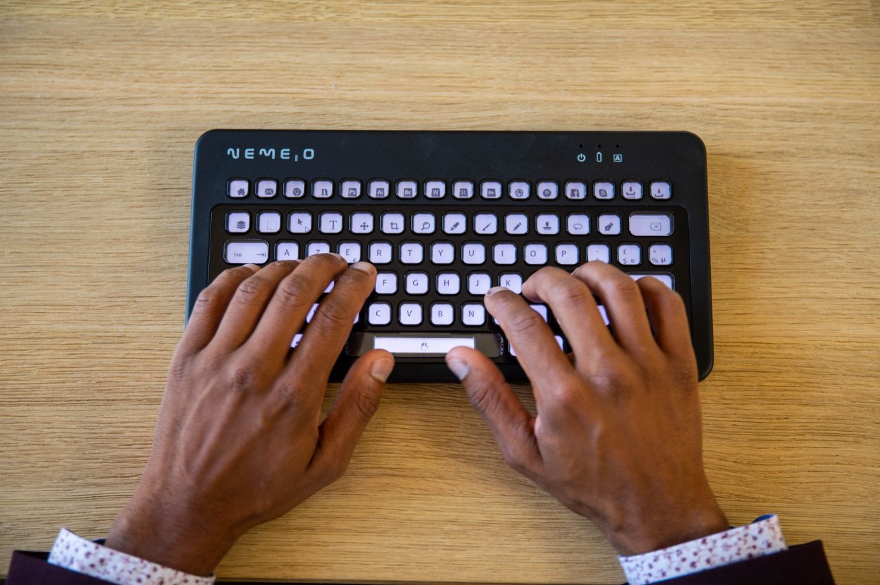 [10/11/2020] Nemeio E-Paper-Tastatur: Kickstarter-Kampagne schon erfolgreich