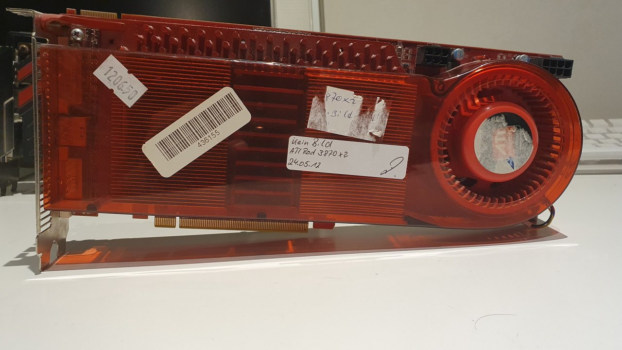 [09/11/2020] Update vom 09.11.2020: Grafikkarte von pierrerocky (ATI/AMD Radeon HD3870 X2)