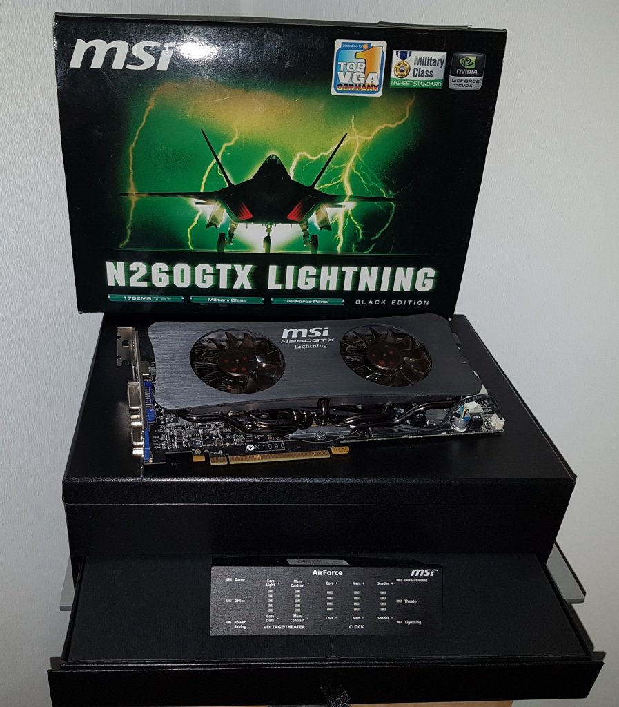 [09/11/2020] Update vom 09.11.2020: Grafikkarte von Bandicoot (MSI Geforce GTX 260 Lightning PCGH Edition)