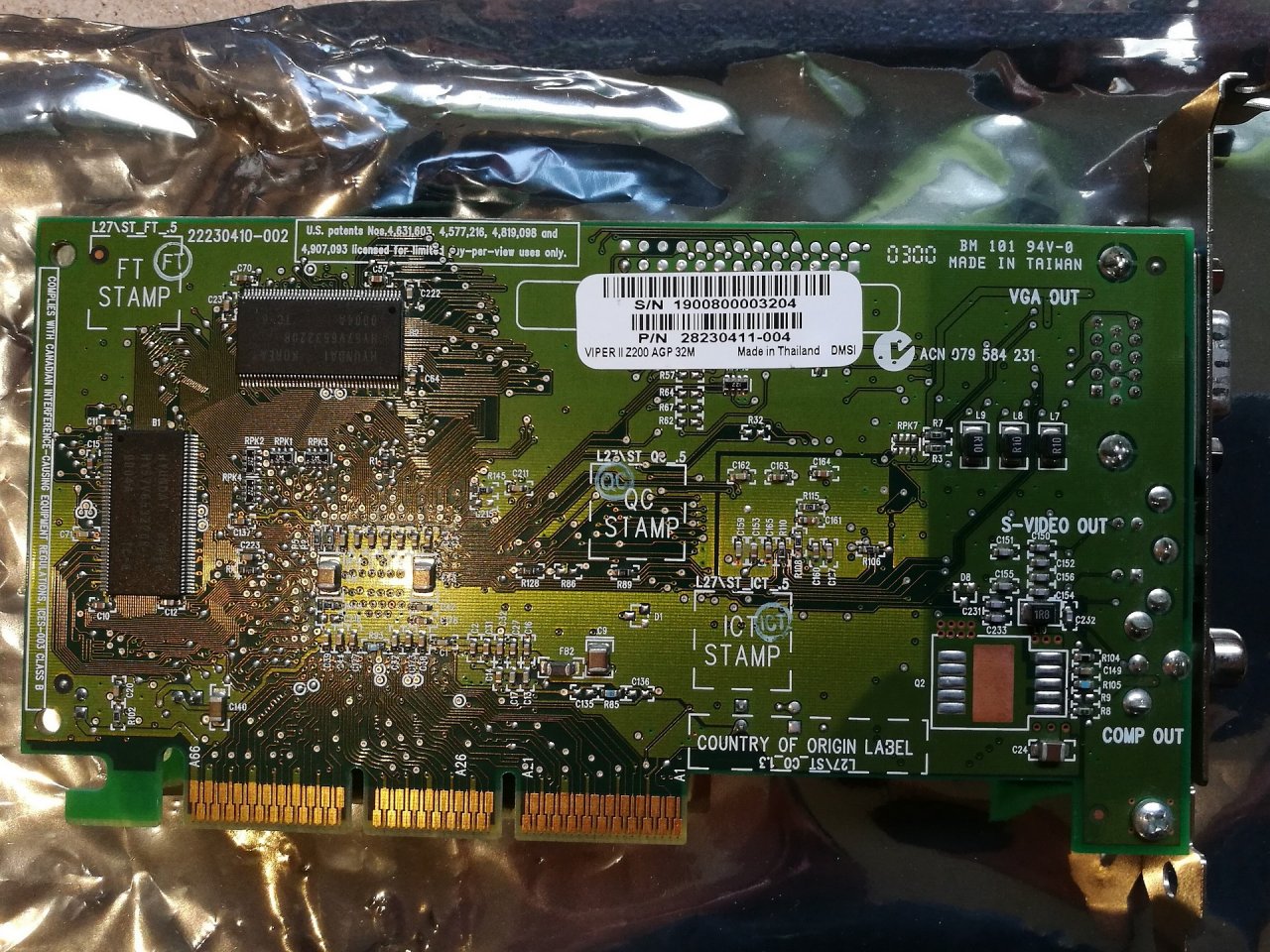 [09/11/2020] Update vom 09.11.2020: Grafikkarte von AMD-Freak1977 (Diamond Viper II Z200 mit S3 Savage 2000)