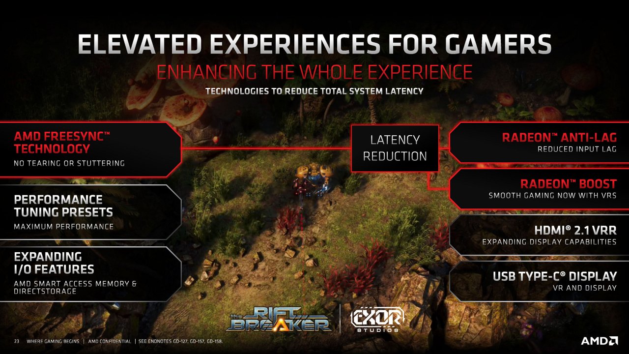 [18/11/2020] Radeon RX 6000 Series Tech Day Breakout Product Features and Performance N. Neelalojanan Embargoed until Nov. 18 at 9am ET Seite 23